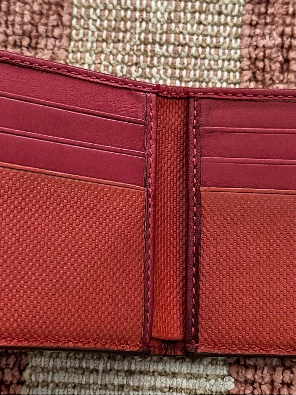 Coach Red Wallet